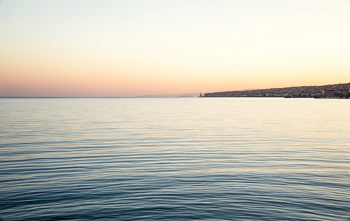 Tranquil water representing peace and balance